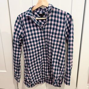 Jcrew Gingham Button Up